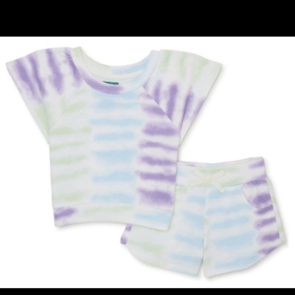 365 Kids from Garanimals Girls Tie-Dye Outfit Set